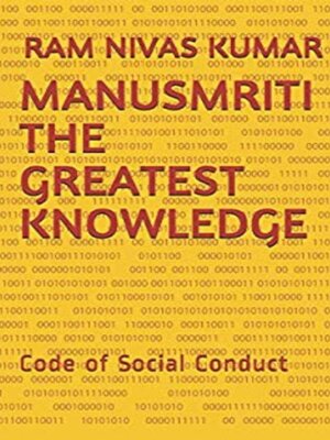 cover image of Manusmriti the Greatest Knowledge